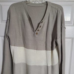 Color block sweater